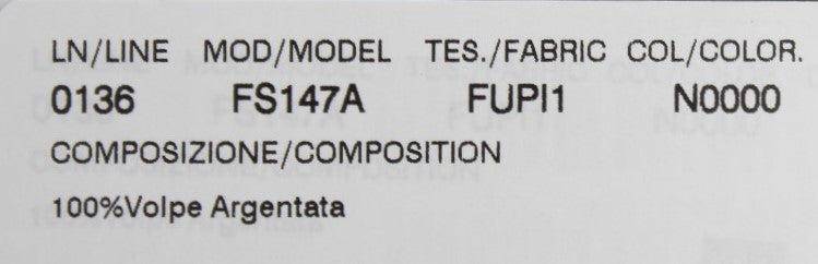 Dolce & Gabbana Schwarzer Fuchspelz-Kragenschal