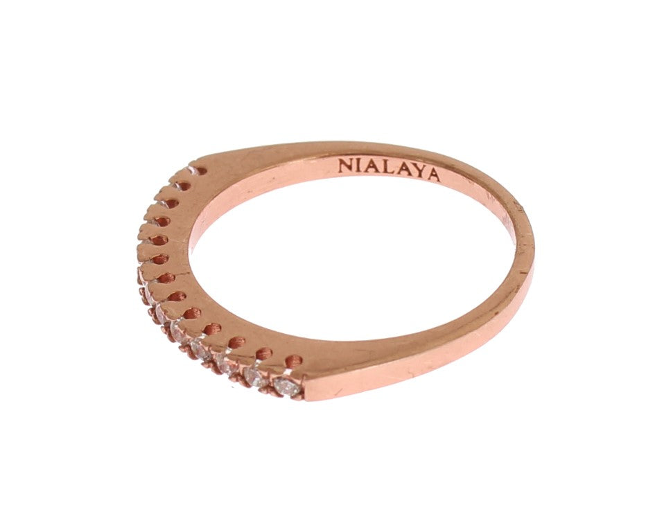 Nialaya Rotgold 925 Silber Ring