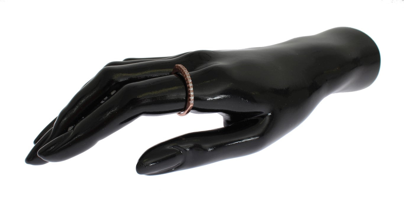 Nialaya Rotgold 925 Silber Ring