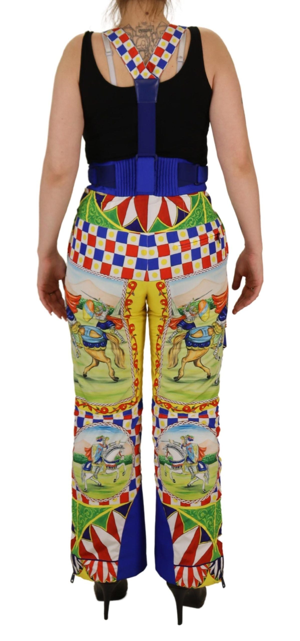 Dolce & Gabbana Multicolor Bedruckte Schneehose Hose