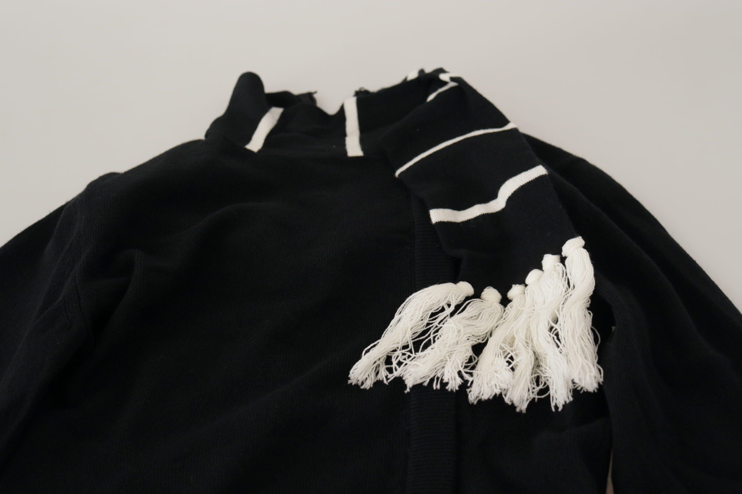 Dolce &amp; Gabbana siyah kaşmir balıkçı yaka kazak