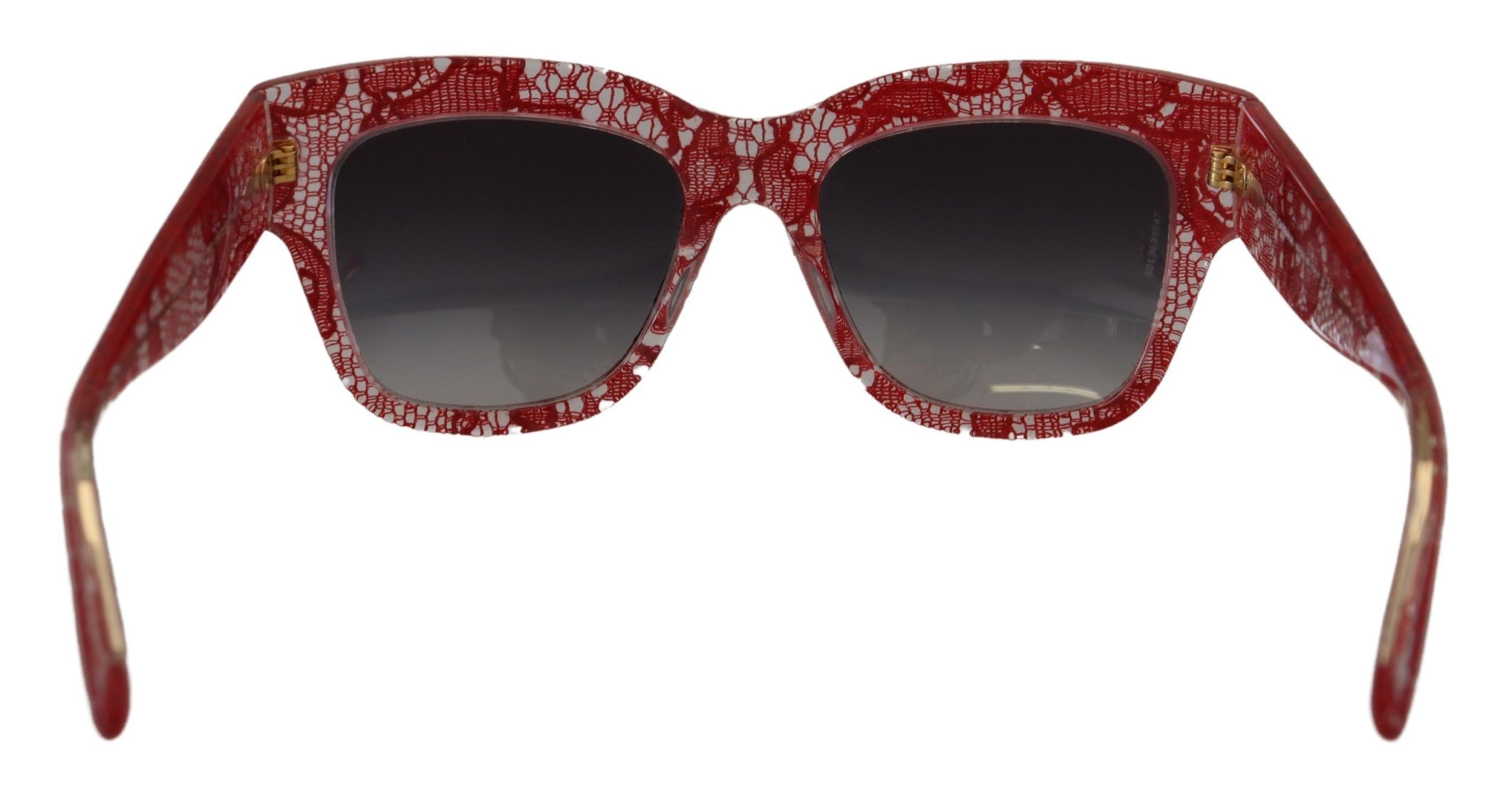 Dolce & Gabbana Rote Spitze Acetat-Rechteckbrille DG4231Sonnenbrille