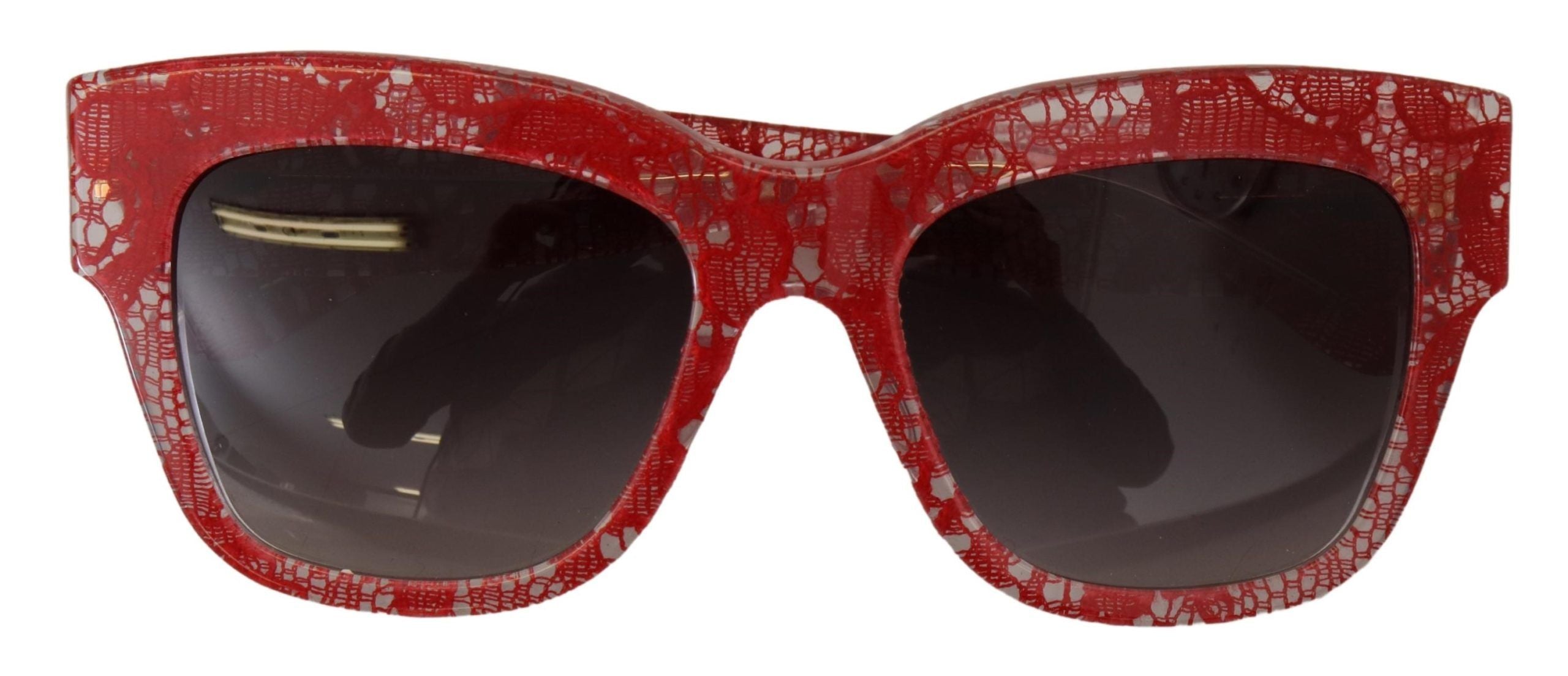 Dolce & Gabbana Rote Spitze Acetat-Rechteckbrille DG4231Sonnenbrille