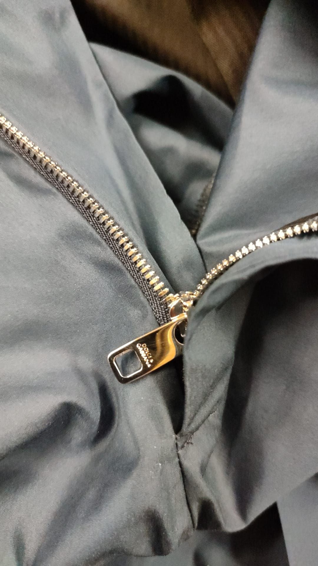 Dolce &amp; Gabbana Blue Cotton-Silk Chino Pants