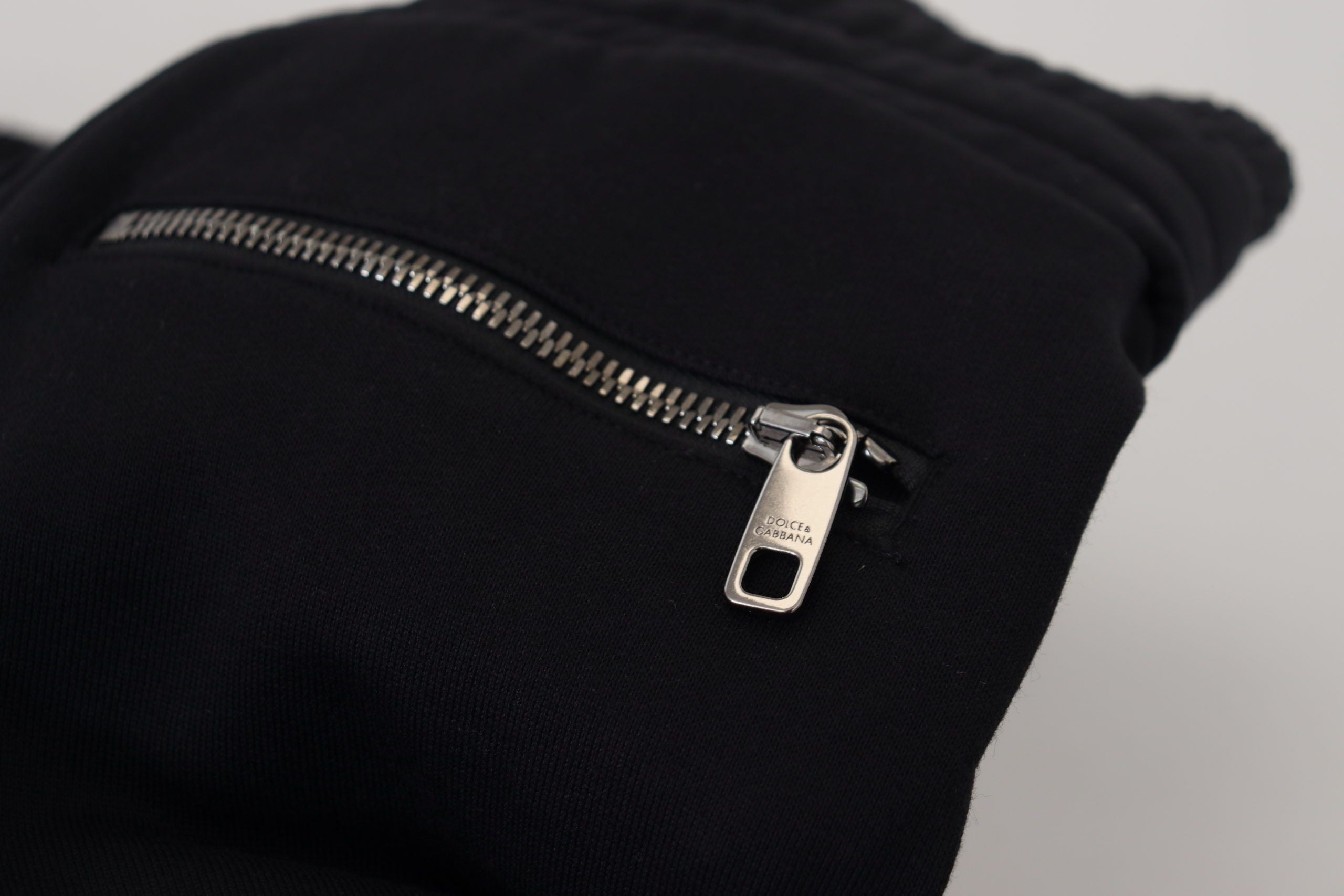 Dolce & Gabbana Schwarze Bermuda Cargo-Shorts aus Baumwolle