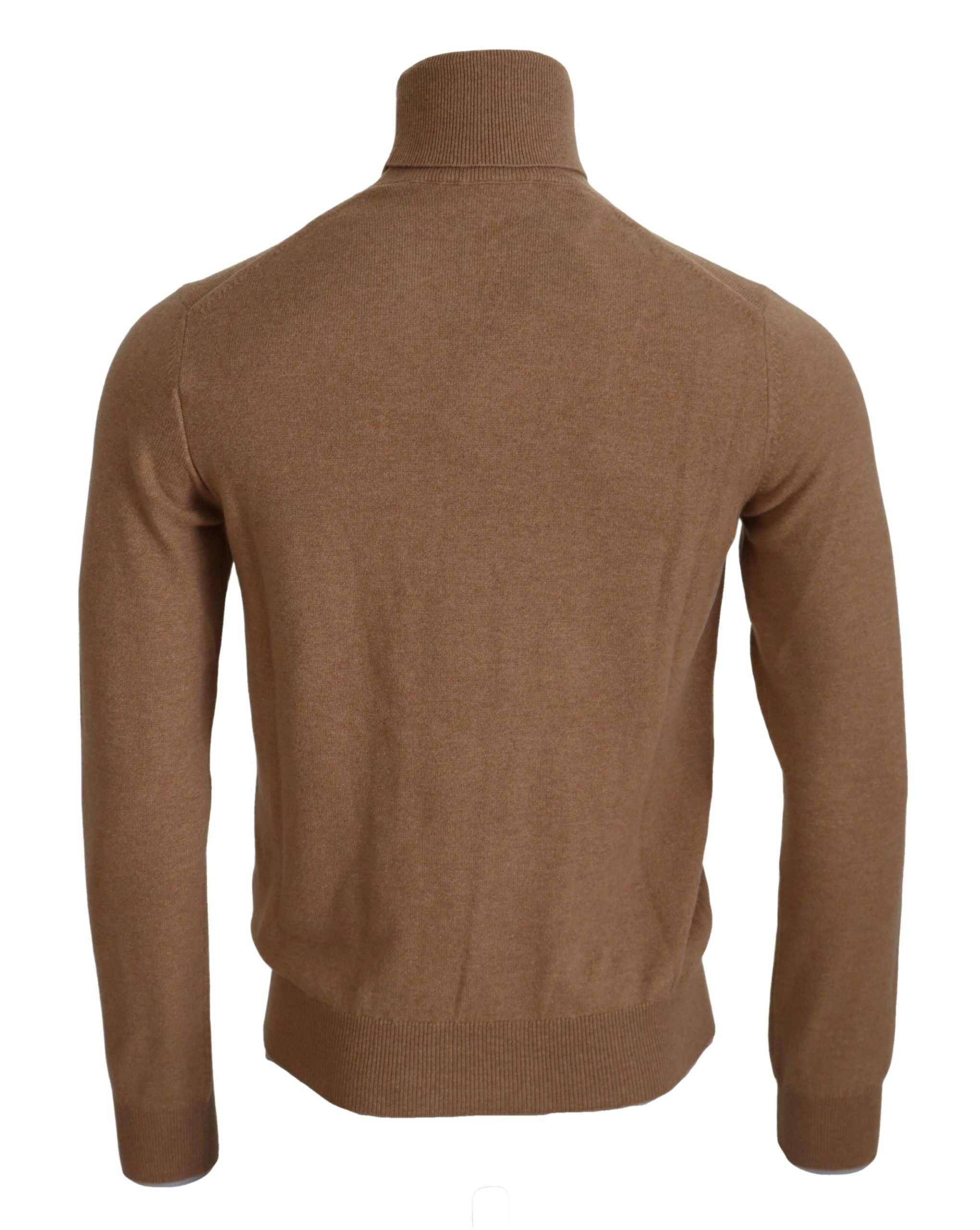 Dolce &amp; Gabbana Beige cashmere turtleneck sweater