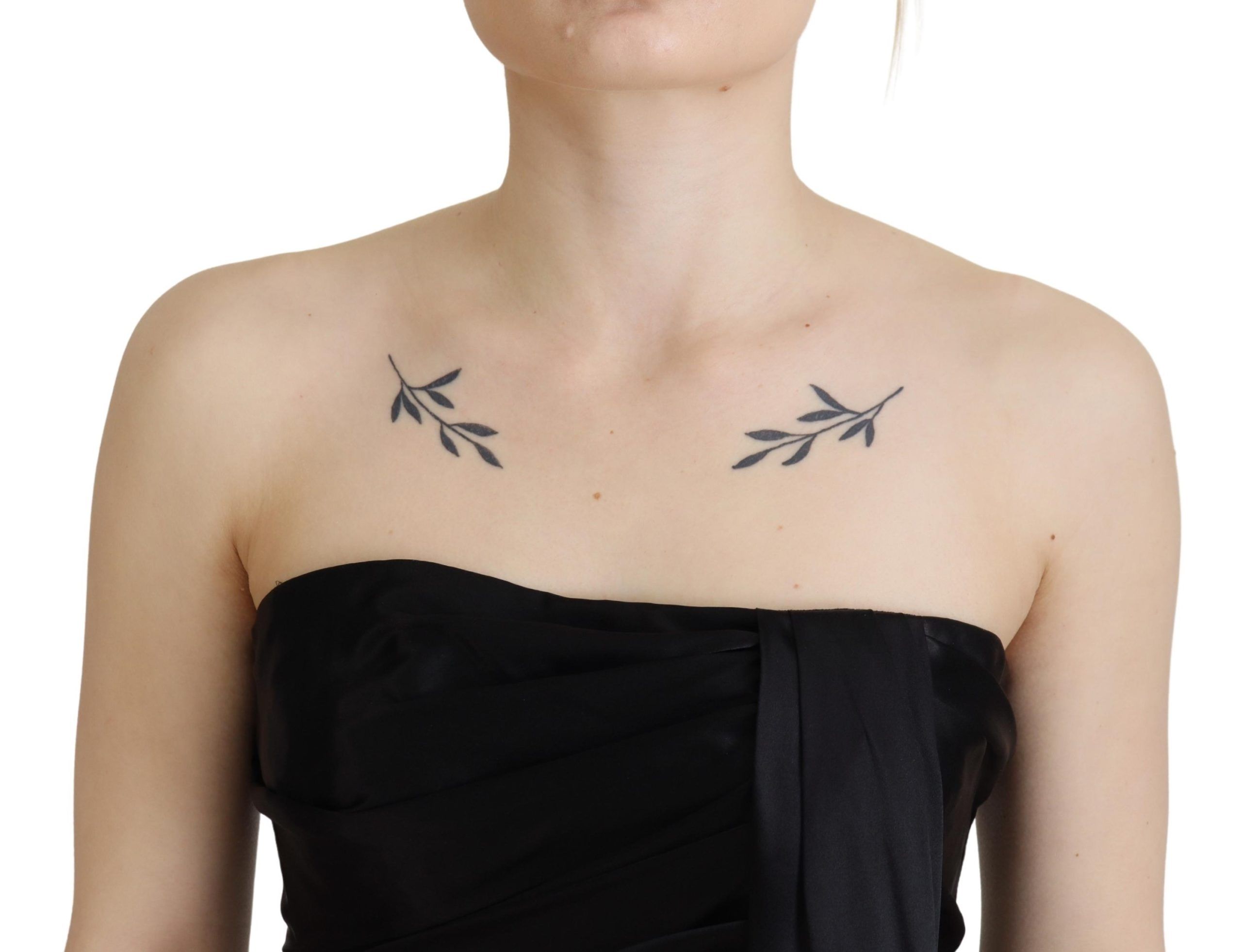 Dolce & Gabbana Schwarzes Seiden Shift Kurzes Mini Party Kleid