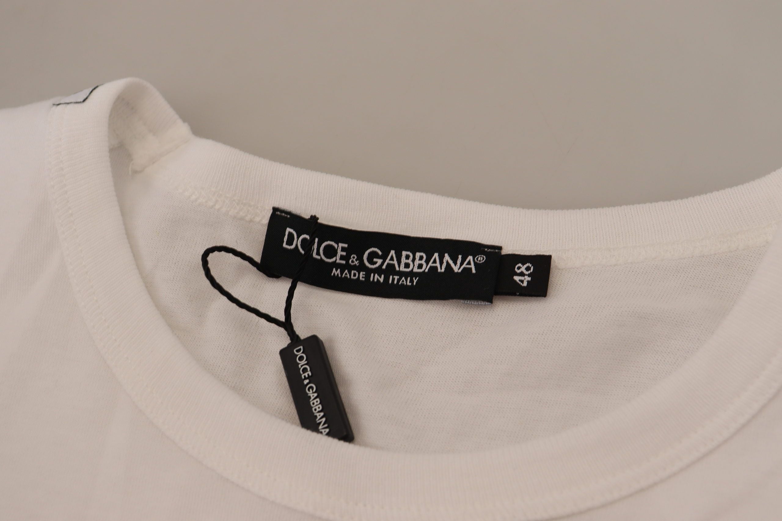 Dolce &amp; Gabbana White Flap Pocket Short Sleeve T-Shirt