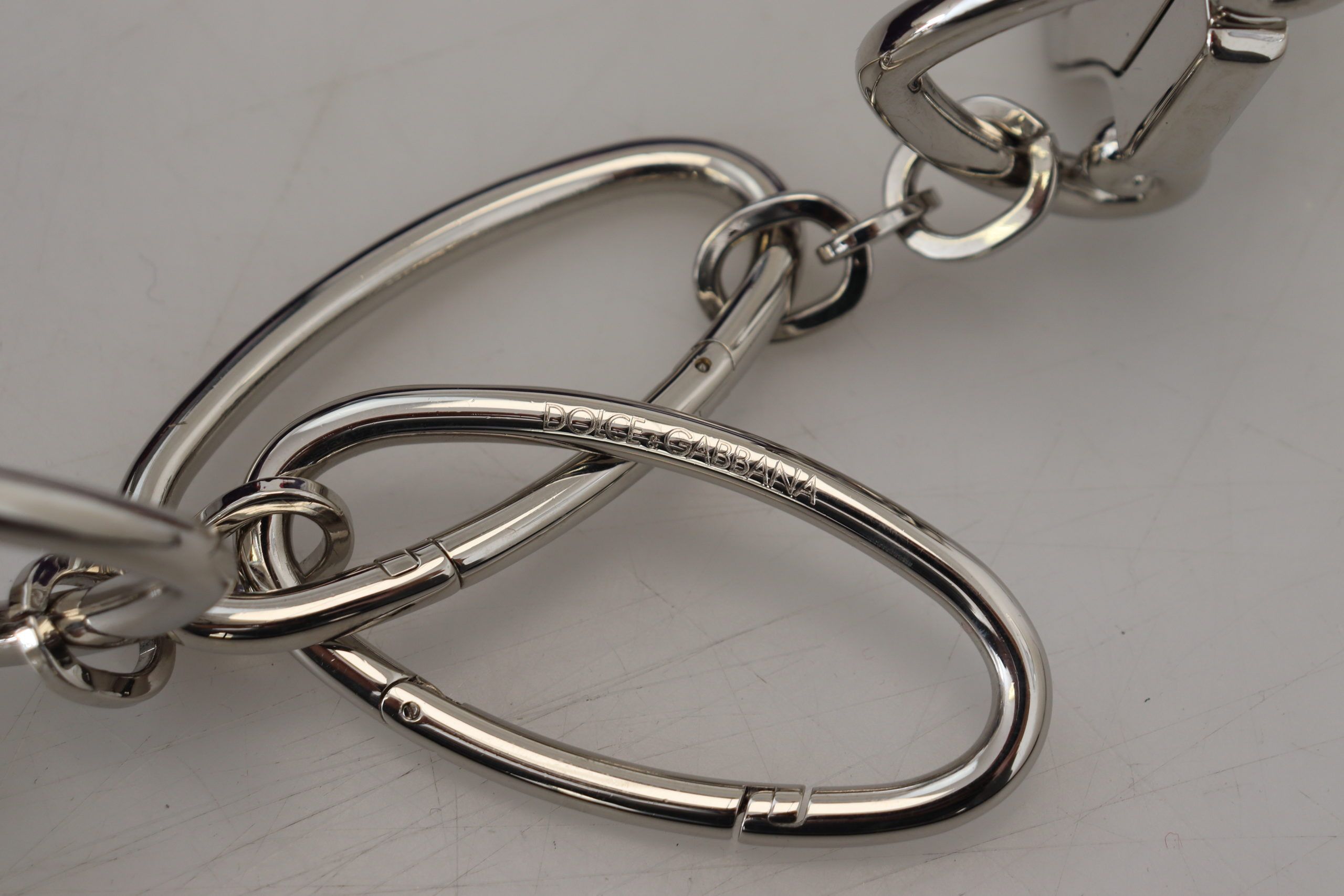 Dolce &amp; Gabbana multicolor floral appliqués metal shoulder strap