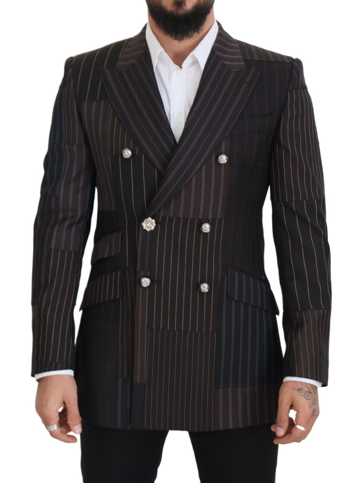 Dolce & Gabbana Mehrfarbig gestreifter SICILIA Blazer