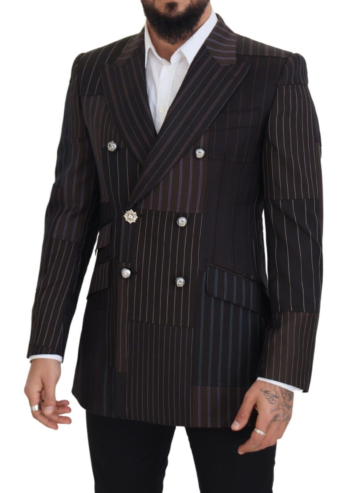 Dolce & Gabbana Mehrfarbig gestreifter SICILIA Blazer