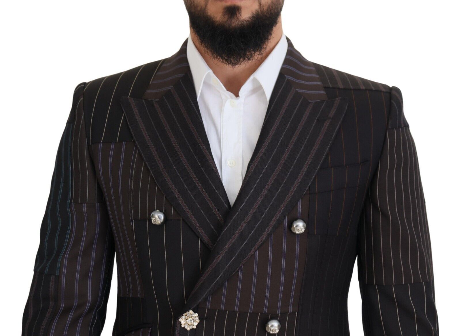 Dolce &amp; Gabbana multicolored striped SICILIA blazer
