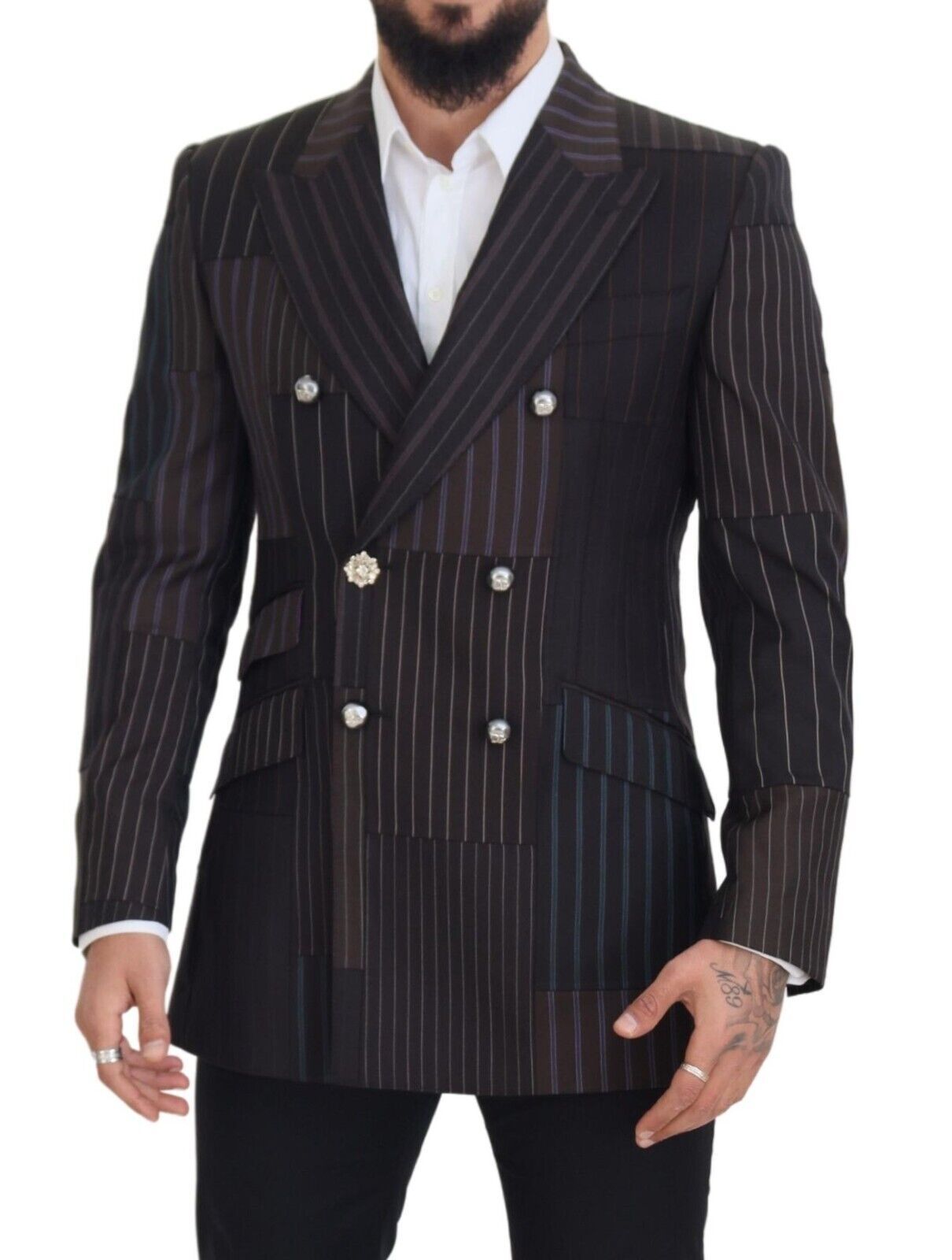 Dolce &amp; Gabbana multicolored striped SICILIA blazer