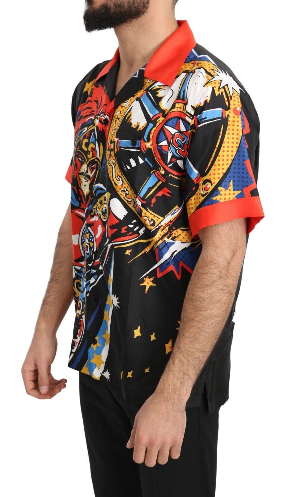 Dolce &amp; Gabbana multicolored printed short-sleeved shirt casual shirt