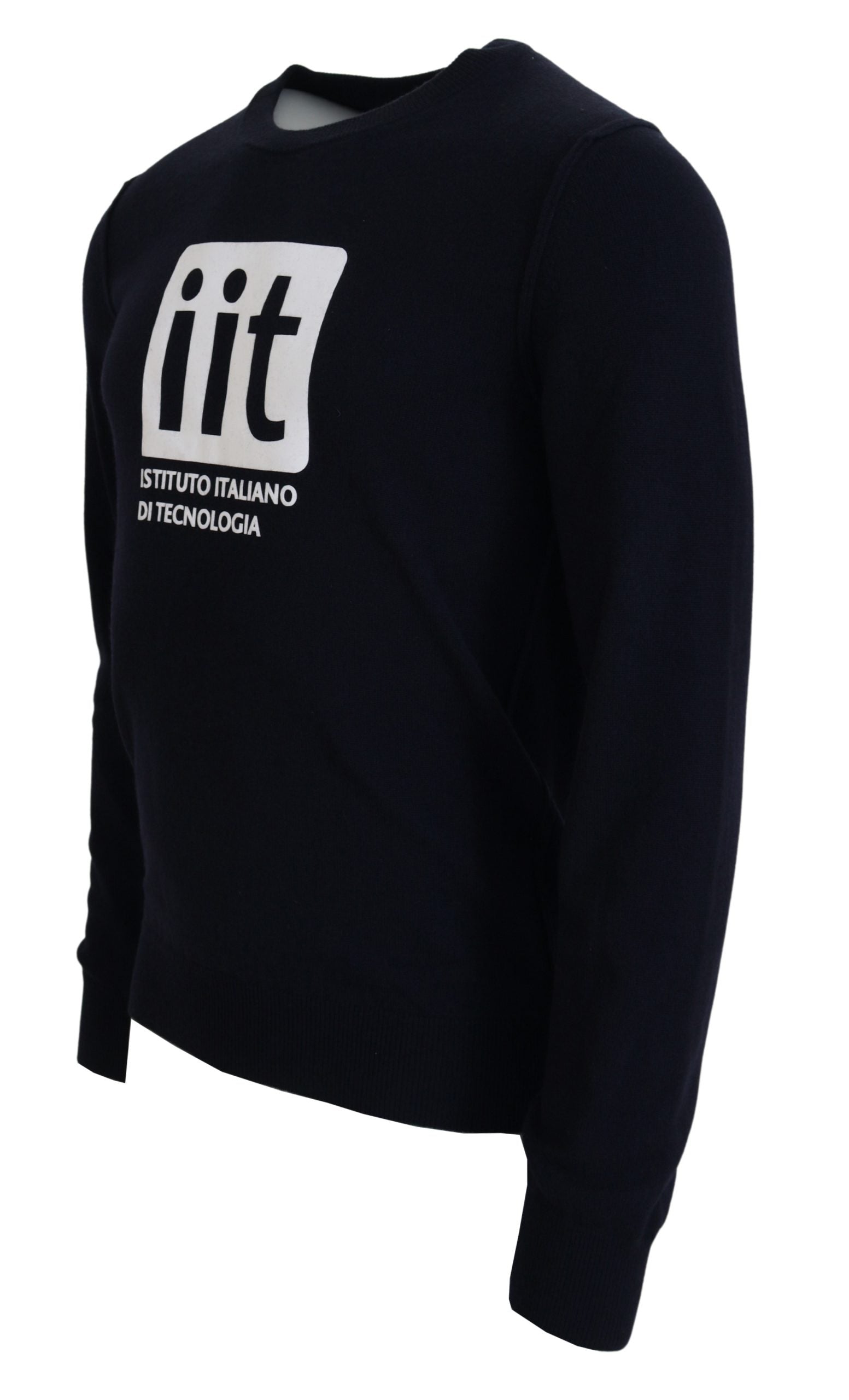 Dolce &amp; Gabbana Blue Cashmere iit Print Sweater