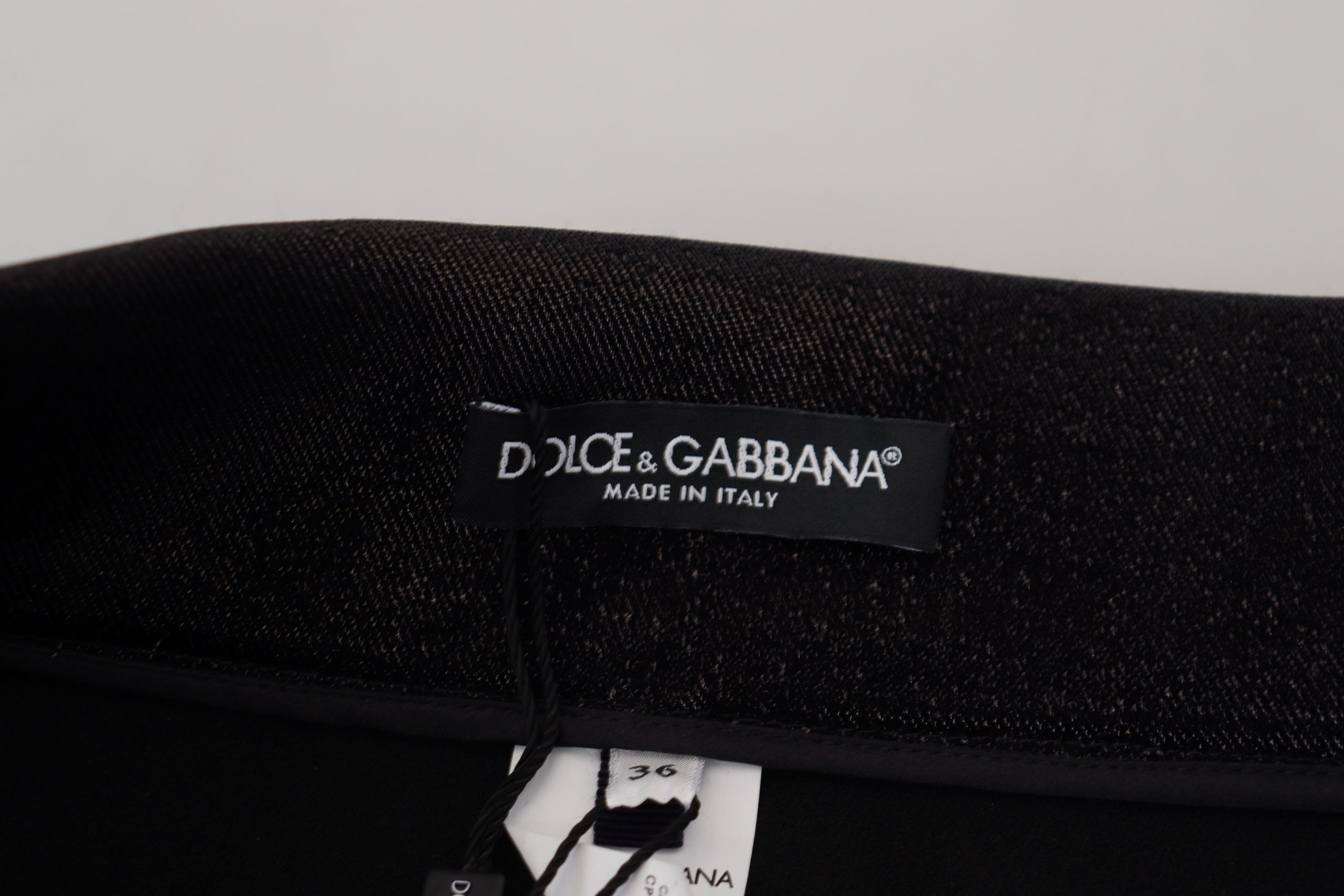 Dolce & Gabbana Schwarze Skinny Denim-Jeans aus gewaschener Baumwolle