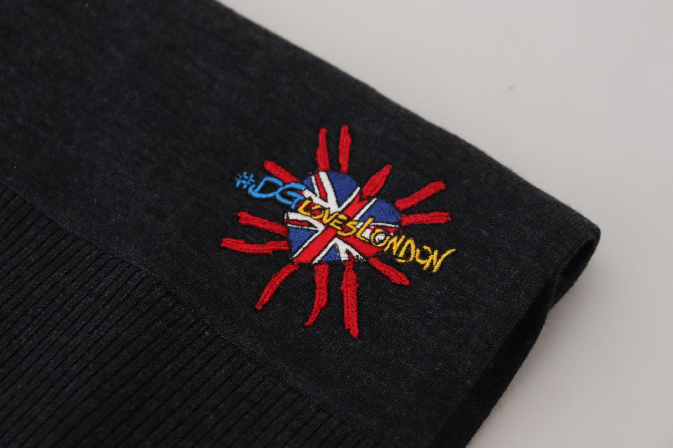 Dolce & Gabbana Schwarzes Sacred Heart #DGLovesLondon Wickelschal