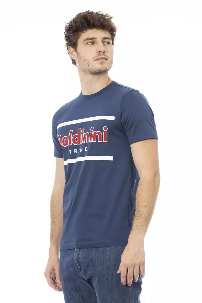 Baldinini Trend Baumwoll-T-Shirt für Herren in Blau