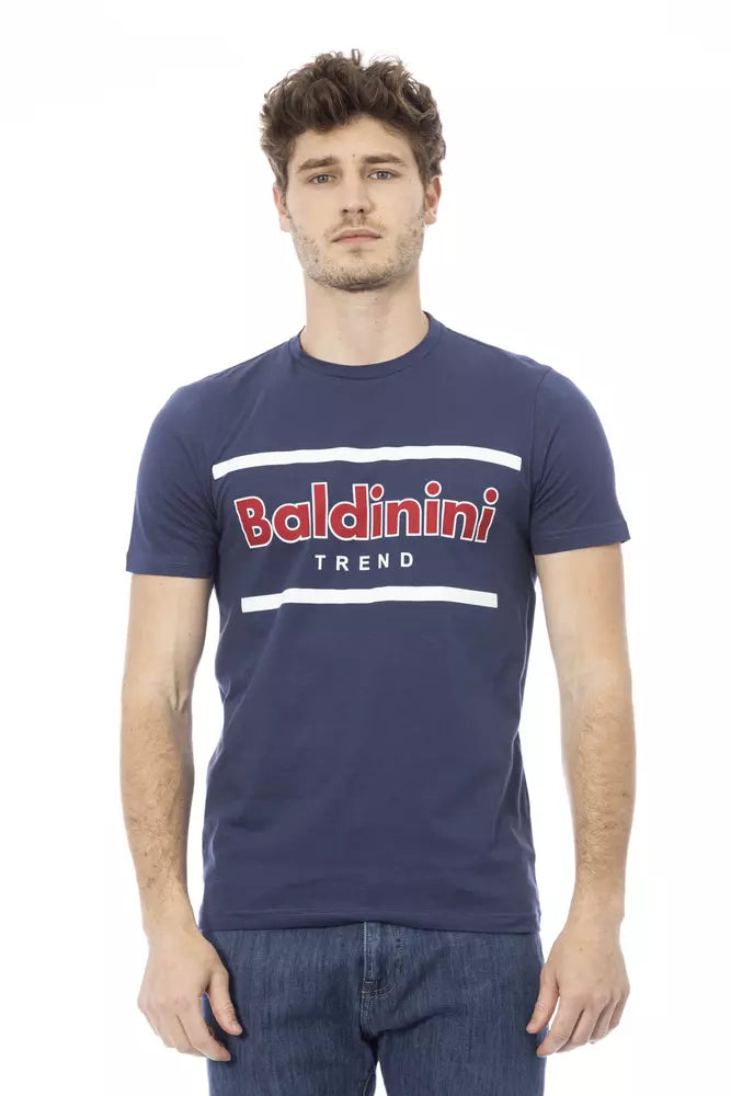 Baldinini Trend Baumwoll-T-Shirt für Herren in Blau