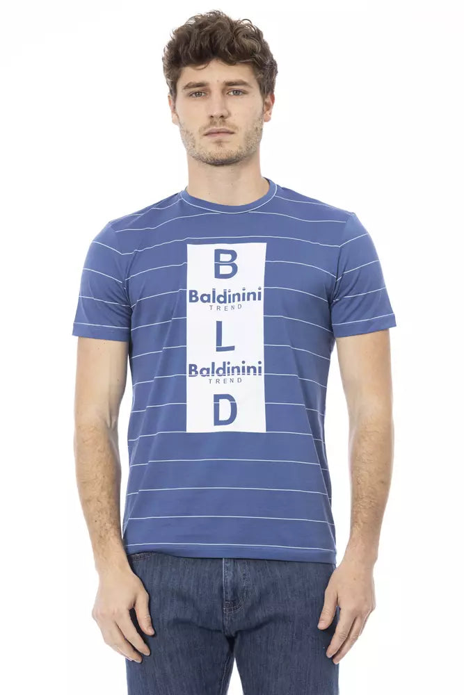 Baldinini Trend Baumwoll-T-Shirt für Herren in Blau