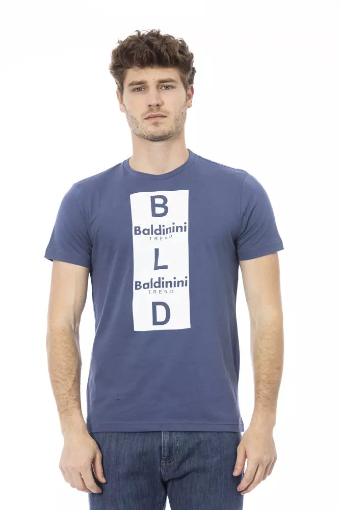 Baldinini Trend Baumwoll-T-Shirt für Herren in Blau