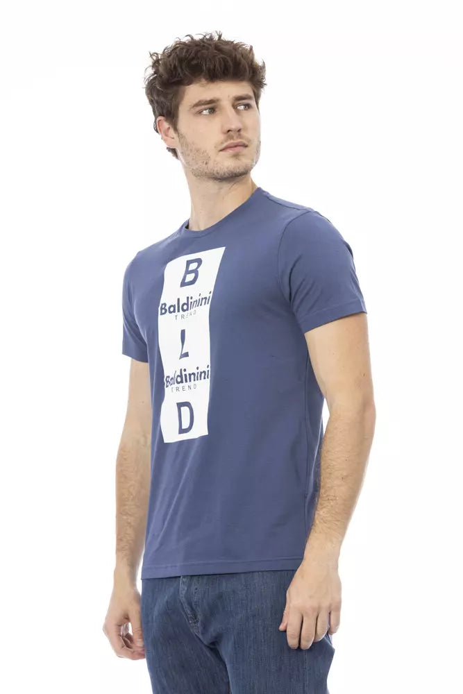 Baldinini Trend Baumwoll-T-Shirt für Herren in Blau
