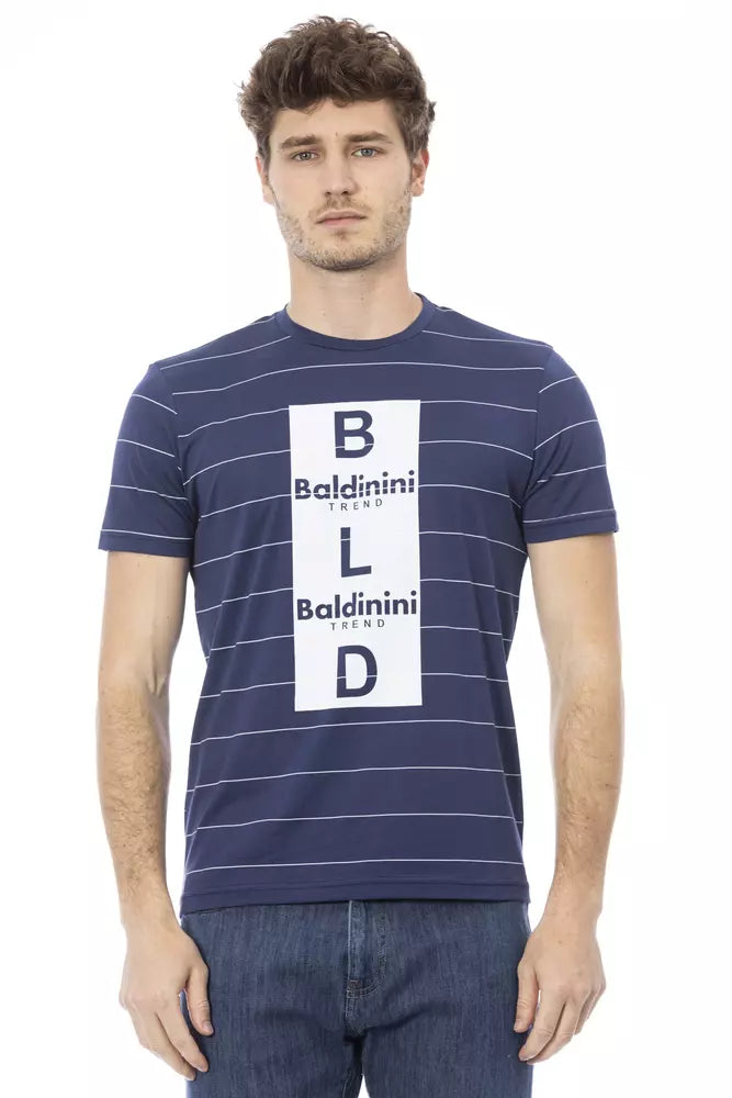 Baldinini Trend Baumwoll-T-Shirt für Herren in Blau