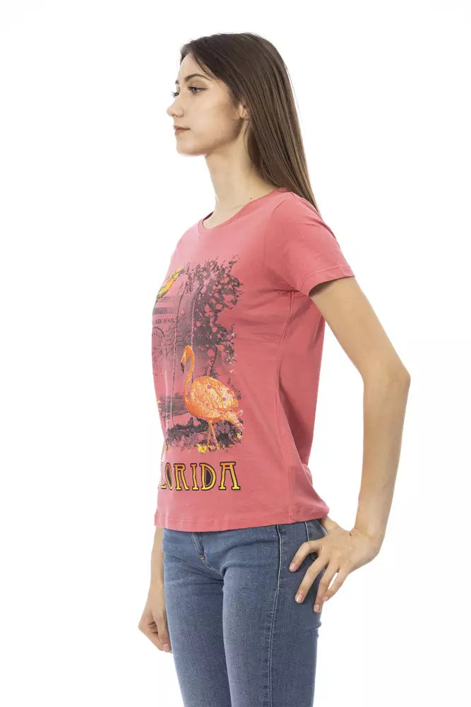 Trussardi Action Multicolor Baumwolle Frauen T-Shirt