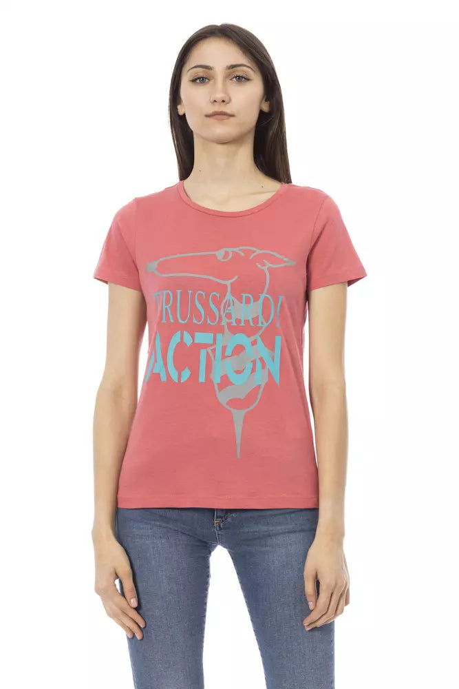 Trussardi Action Multicolor Baumwolle Frauen T-Shirt