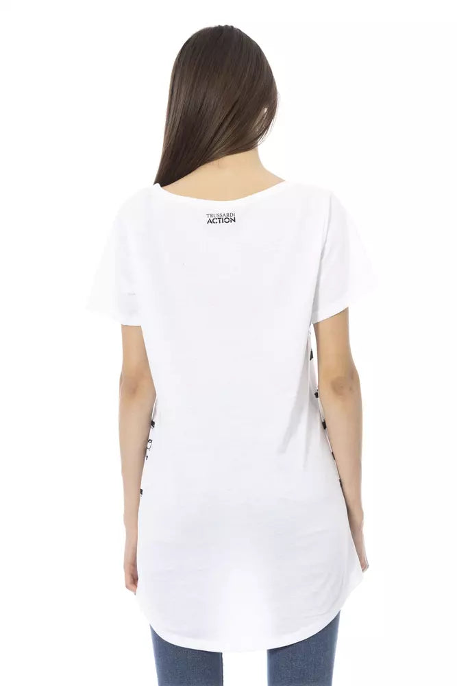 Trussardi Action White Women's Cotton T-Shirt