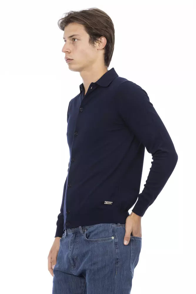Baldinini Trend Sky Blue Cotton Shirt for Men