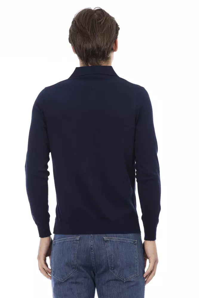 Baldinini Trend Sky Blue Cotton Shirt for Men