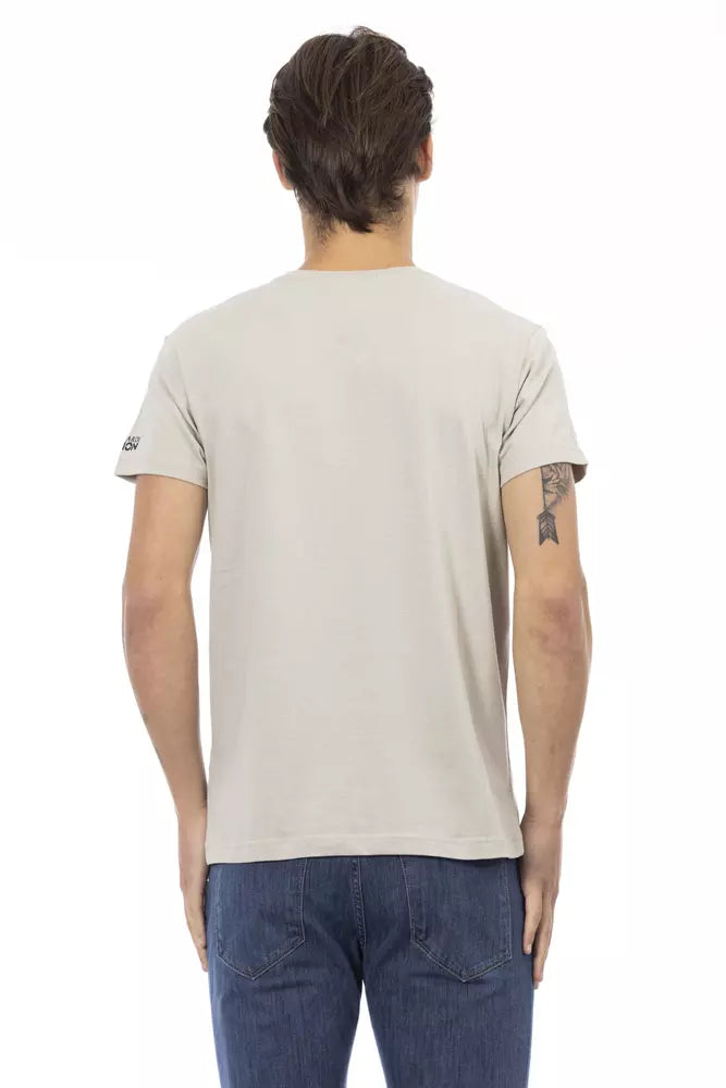 Trussardi Action Beige Men's Cotton T-Shirt
