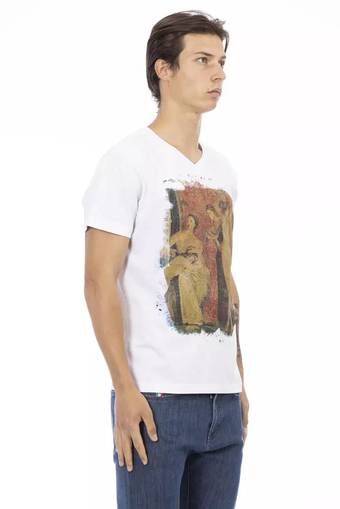 Trussardi Action White Cotton T-Shirt for Men