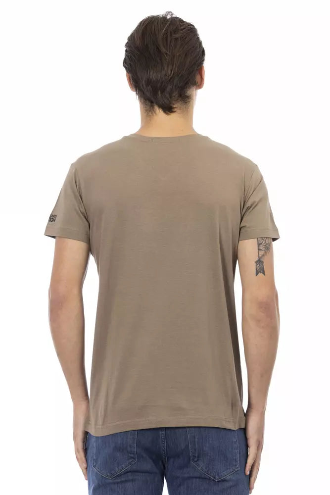 Trussardi Action Brown Men's Cotton T-Shirt