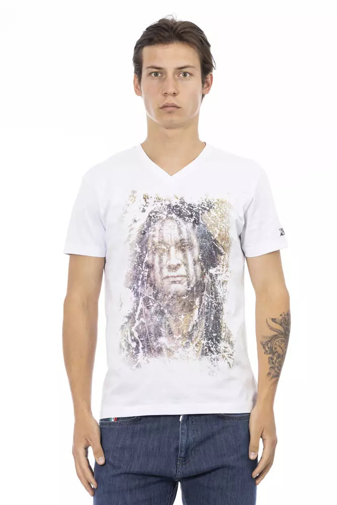 Trussardi Action White Men's Cotton T-Shirt