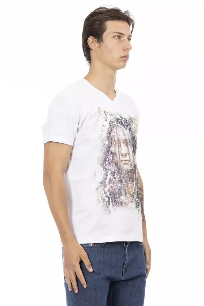 Trussardi Action White Men's Cotton T-Shirt