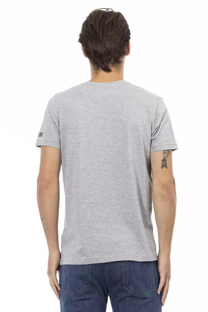 Trussardi Action Grey Men's Cotton T-Shirt