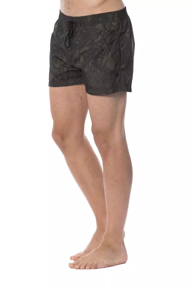 Roberto Cavalli Sport Herren-Badehose mit Tarnmuster