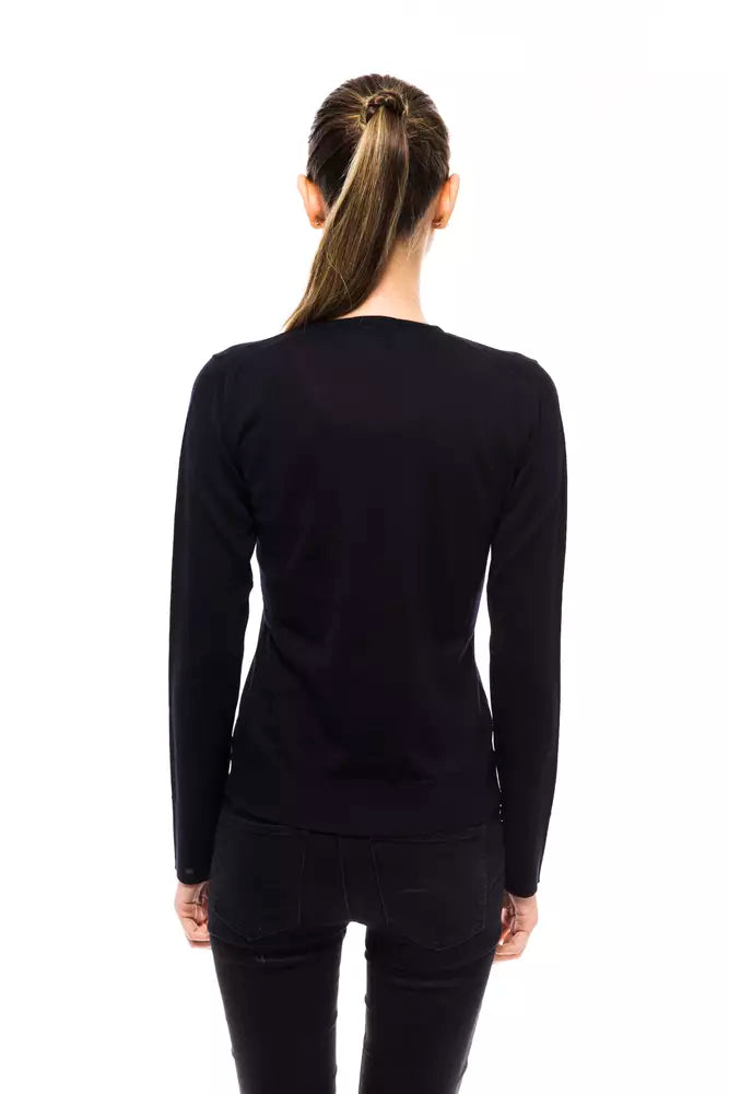 Montana Blu Blue Wool Sweater for Women