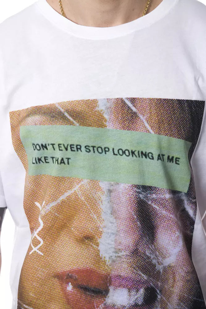 Nicolo Tonetto White Men's Cotton T-Shirt