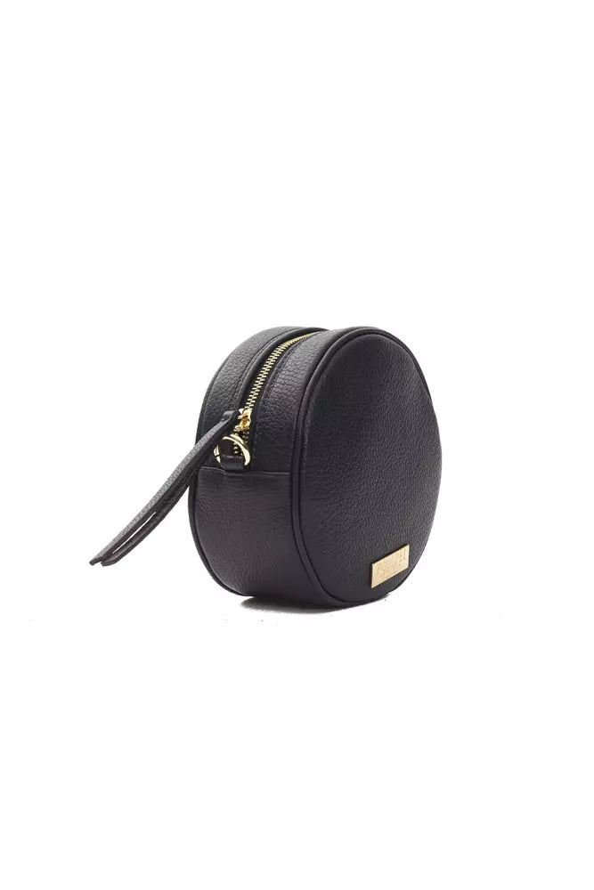 Pompei Donatella Grey Leather Women Crossbody