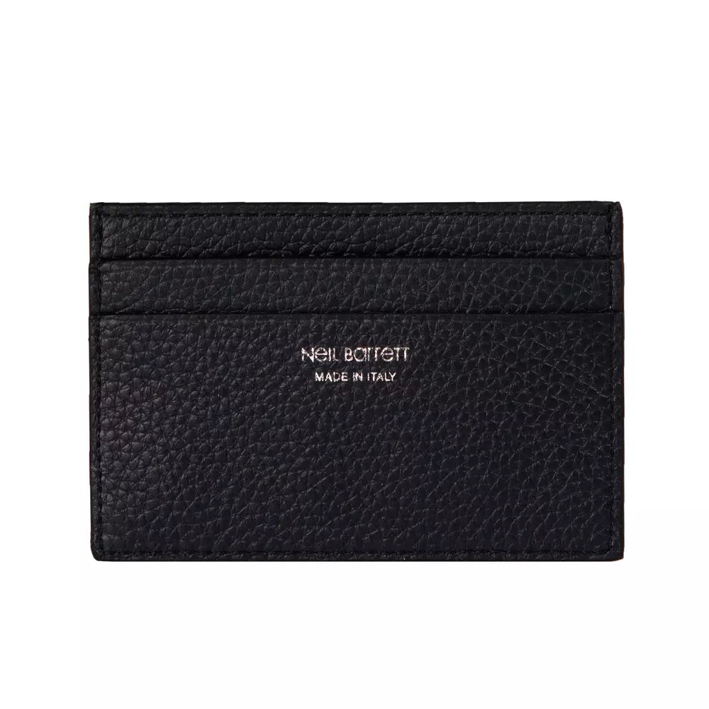 Neil Barrett Black Leather Wallet for Men