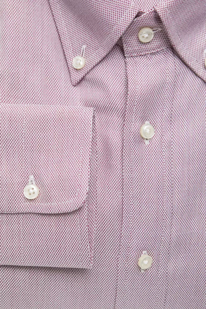 Robert Friedman Red Men's Cotton Shirt