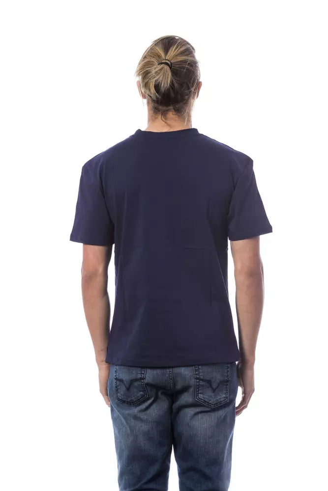 Verri Baumwoll-T-Shirt für Herren in Blau