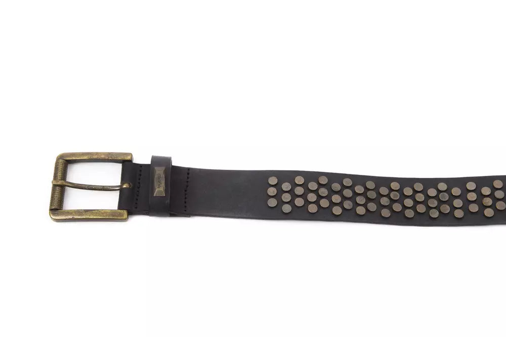 BYBLOS "Black women's leather belt made of cowhide"
