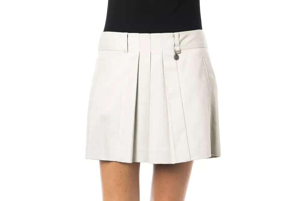 BYBLOS Grey women's cotton skirt