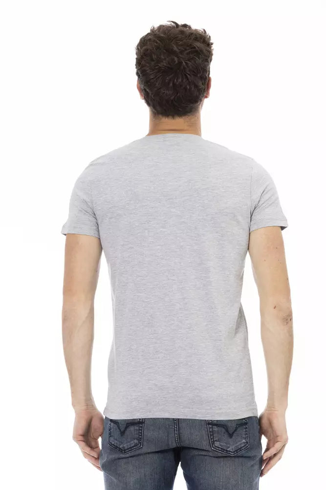 Trussardi Action Grey Men's Cotton T-Shirt