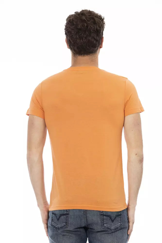 Trussardi Action Orange Cotton T-Shirt for Men