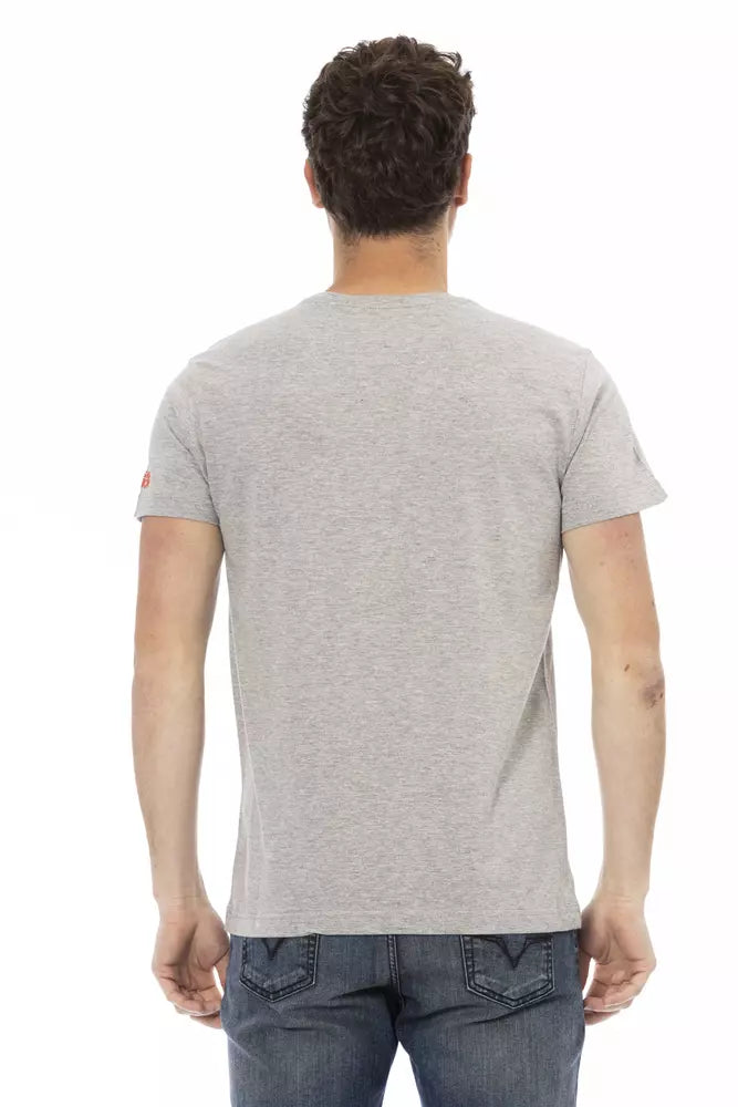 Trussardi Action Grey Men's Cotton T-Shirt